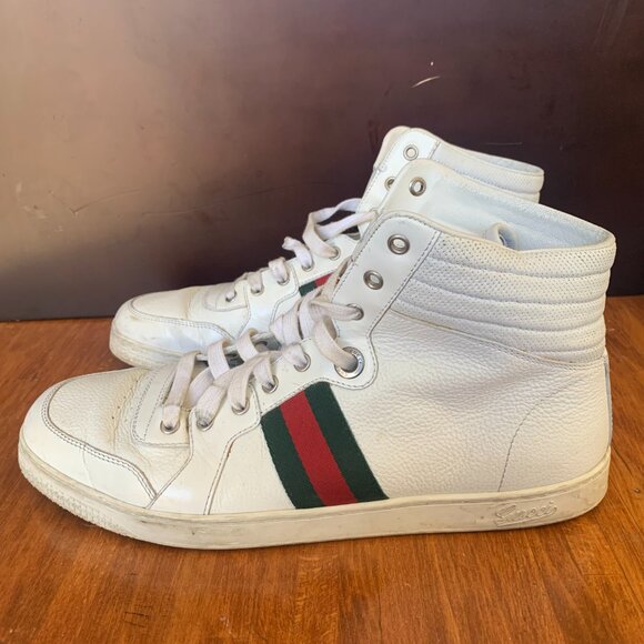 Gucci Men's Coda High-Top Sneakers - Picture 6 of 16